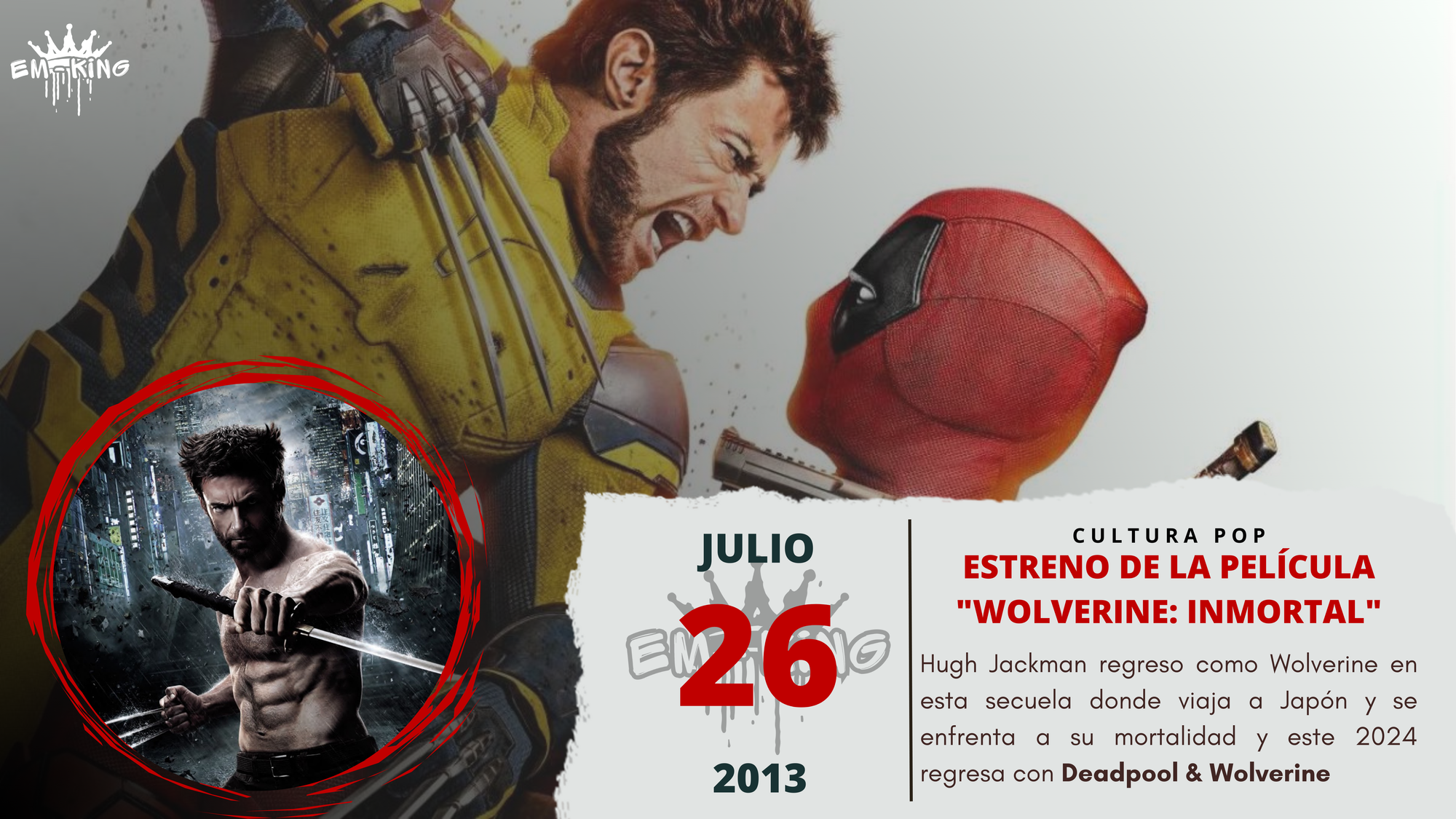 Celebrando a Hugh Jackman en Wolverine: Inmortal